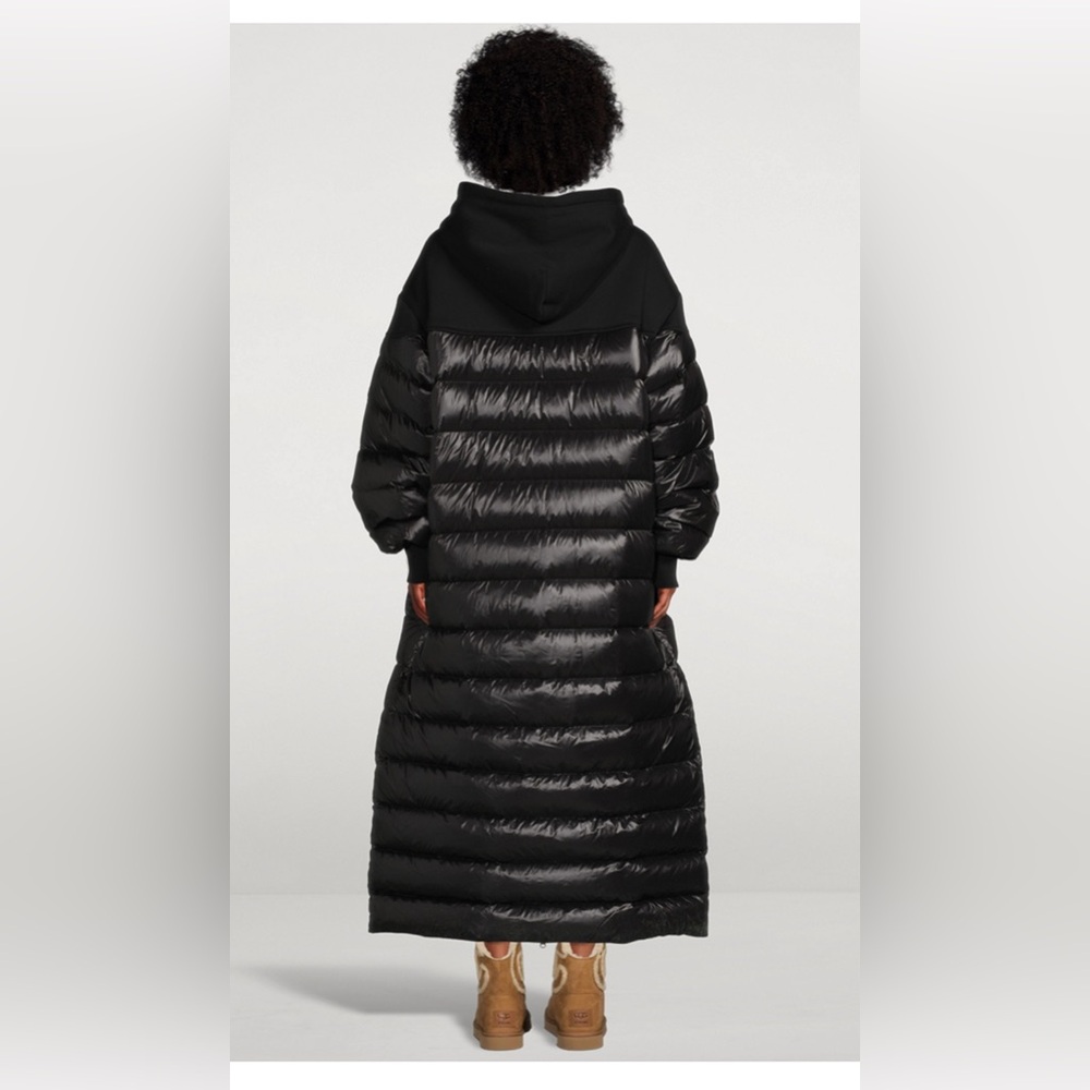 BNWT TELFAR x Moose Knuckles Black Puff Hoodie Coat, size unisex XS/S - Picture 3 of 9